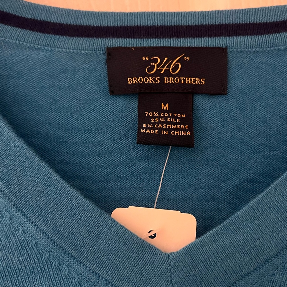 Brooks Brothers Men's Blue Sweater